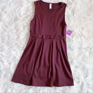 Aryeh Serenity Oxblood Sleeveless Dress NWT